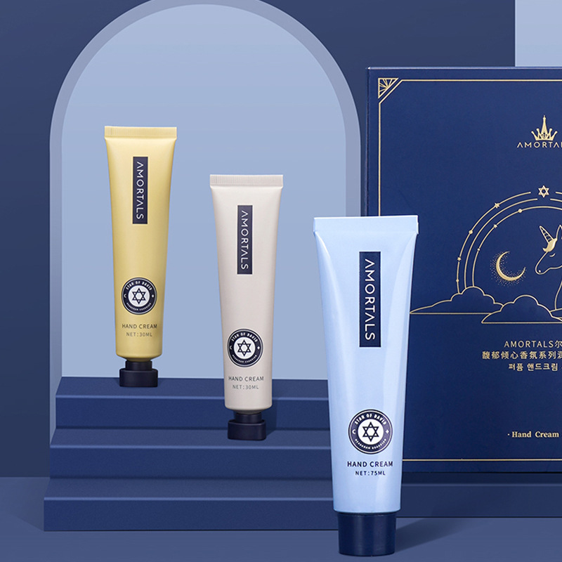 木萄護手霜套盒女補水保濕滋潤清爽便攜小巧隨身三支批發代付爾