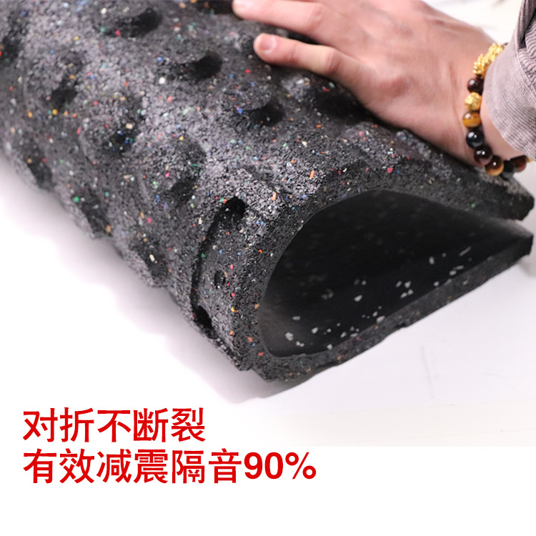 力量区静音地垫1米室内运动防震地胶50环保减震健身房地垫加厚