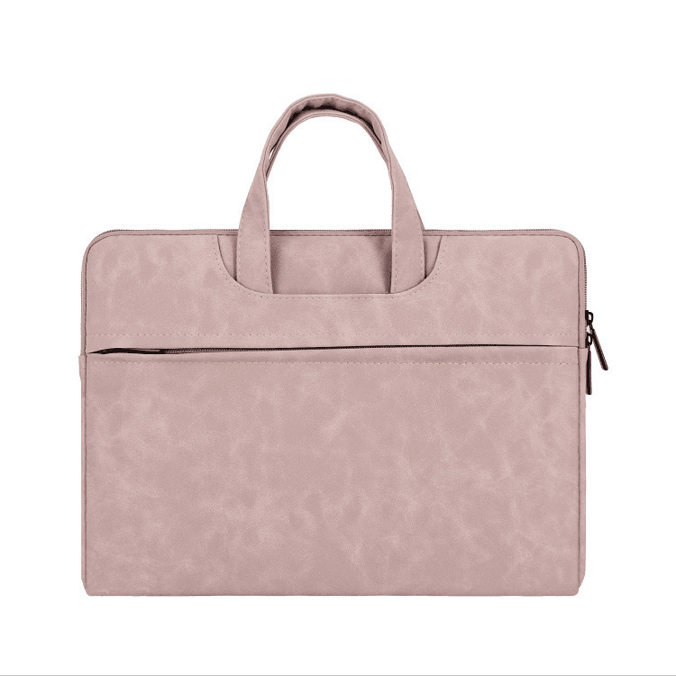Factory laptop bag factory direct sales laptop bag foreign trade business computer bag frosted portable customization