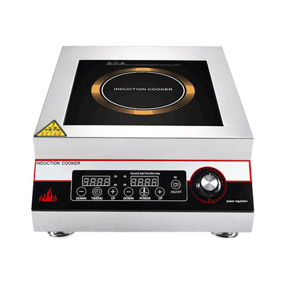英文版商用电磁炉5000w平面大功率饭店食堂电炒炉灶台大锅电磁灶|ms