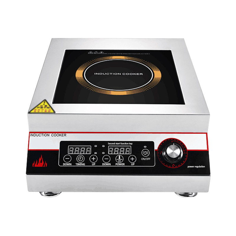 英文版商用电磁炉5000w平面大功率饭店食堂电炒炉灶台大锅电磁灶|ms