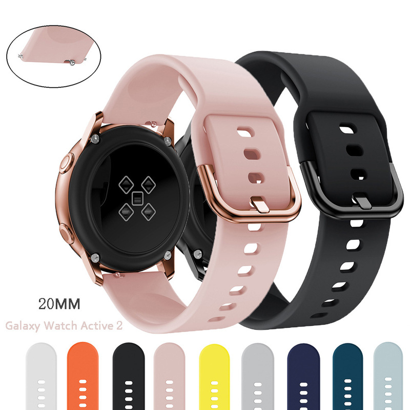 Suitable for Samsung galaxy watch active/active2 Official Silicone Strap Sports Strap