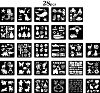 28PCS 兒童手繪模板