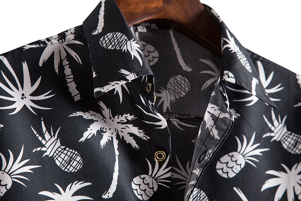 Men's Ditsy Floral Blouse Men's Clothing display picture 103