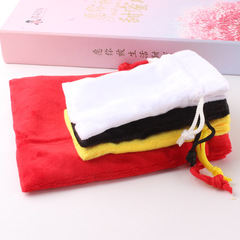 高檔絲絨收納袋水晶絨雙層束口化妝包珠寶首飾飾品小布袋可印LOGO