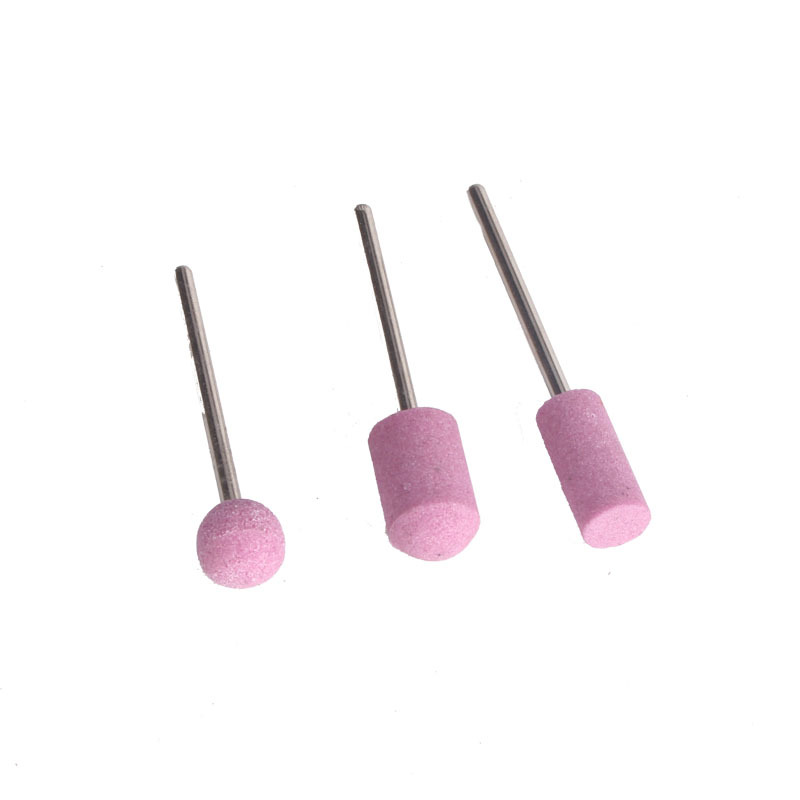 Transfronterizos para la amolación de arena de cuarzo de manicuras, amolador de cuarzo rosa, 12 conjuntos de accesorios de amolador eléctrico