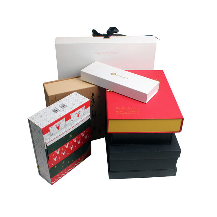 LOGO加印硬盒 天地盖包装盒子纸盒彩盒翻盖折叠盒特产礼盒