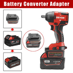 Converter MI Witch M18 18V Lithium Battery to Large DE 20V Lithium Battery Tool Adapter