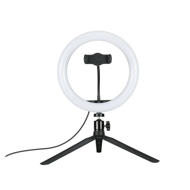 Держатель телефона, подсветка, настольная LED- tripod, лампа