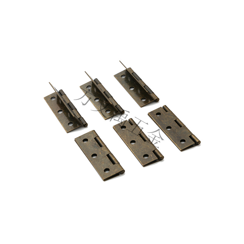 청동 6.2CM 사각 경첩 180 도 철 경첩 선물 상자 힌지 62*37MM 상자 다시 유니버설