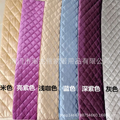 2.7 Italy Quilting Cotton clip Sofa cushion Partially Prepared Products Non-slip bottom cloth wholesale Solid Fabric