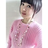 Fashionable necklace, long demi-season sweater from pearl, decorations, accessory, Korean style, four-leaf clover