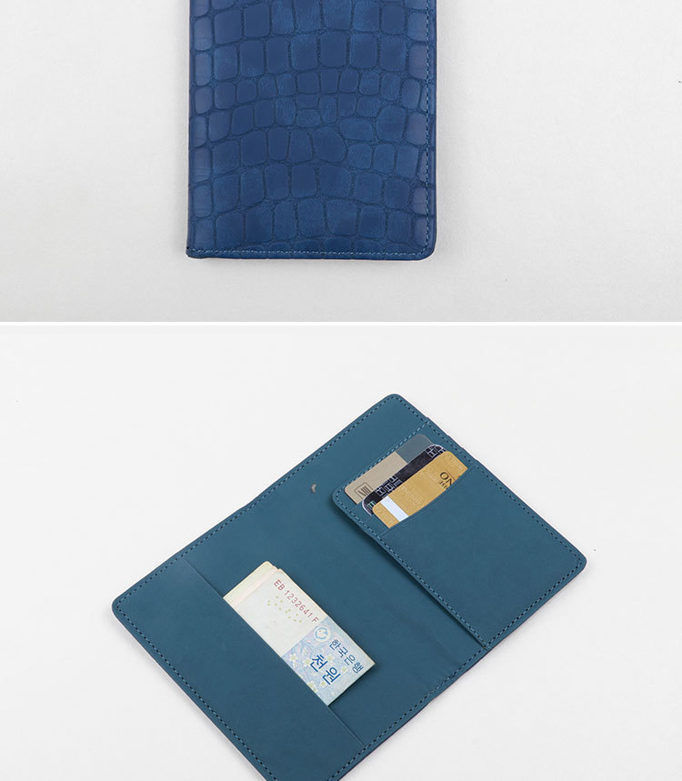 عبر الحدود حصريًا للإبداع Pu حقيبة جواز رجال محفظة رجالية مشبك بطاقة مصرفية حزمة محفظة نقدية display picture 6