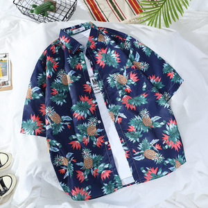 Summer short sleeve Floral Shirt