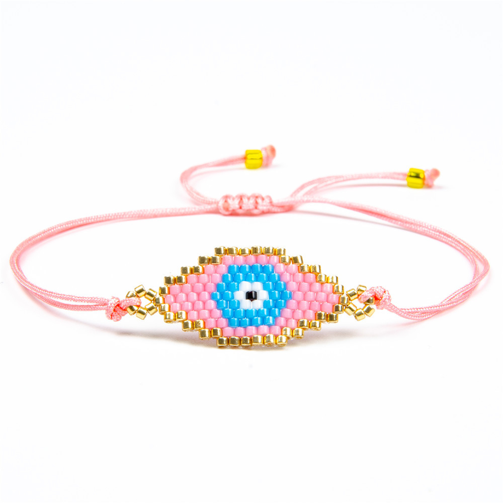 Miyuki Cuentas De Arroz Antiguas Tejidas Pulsera De Ojos Del Alfabeto Estilo Étnico Femenino Arcilla Suave Pulsera De Concha Natural Conjunto Nihaojewelry Al Por Mayor display picture 4