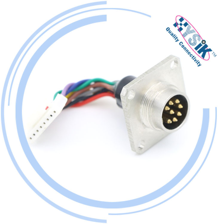 AISG flange connector assembly /8 12 Square flange socket Customizable durability 720 Hours of salt spray