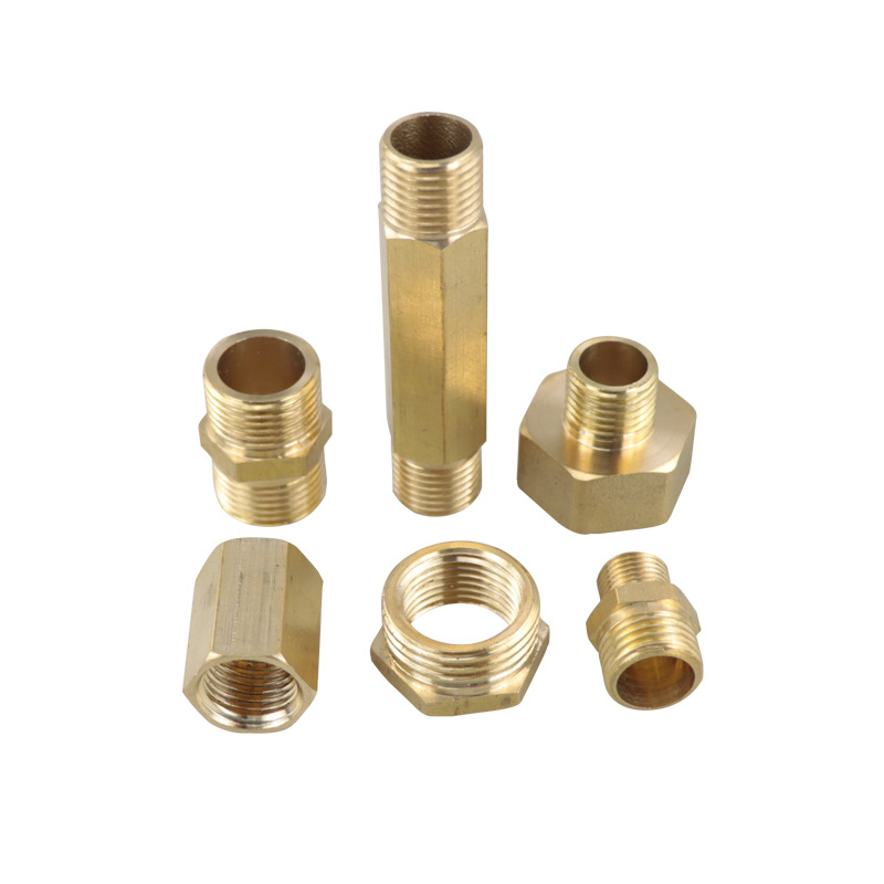 厂家 加长全铜对丝接头 补芯 内外螺纹  2分 3分 4分变径对丝