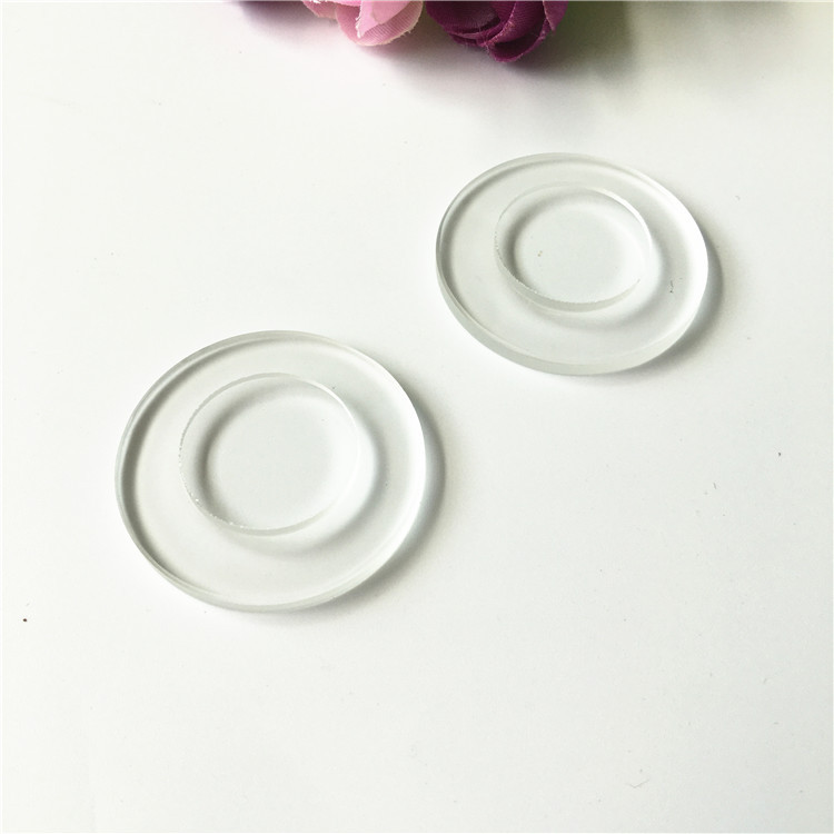 超小規格台階玻璃 燈飾玻璃 化學鋼化燈具玻璃 圓形超白高透玻璃