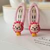 Children's cartoon hair accessory, resin, hairgrip, bangs, new collection, Korean style, 1 pair