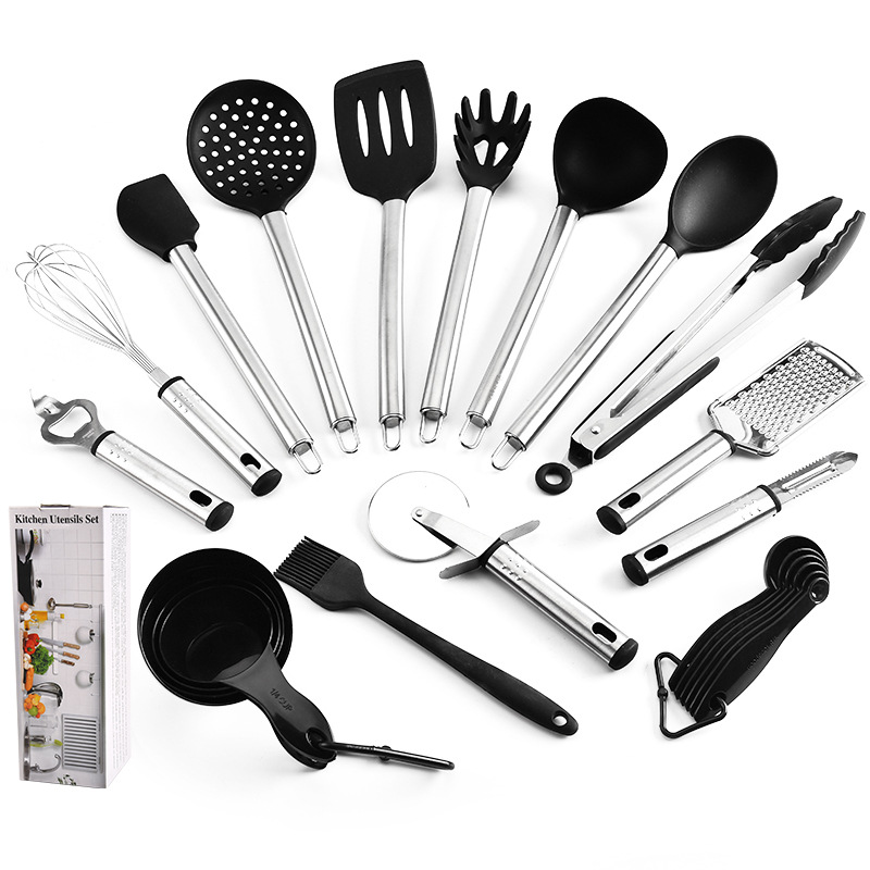 kitchen silicone kitchen utensils 23-pie...