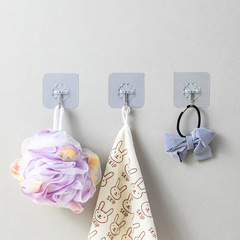 掛鈎子強力粘膠牆壁掛牆上透明無痕承重浴室廚房勾粘貼免打孔粘鈎