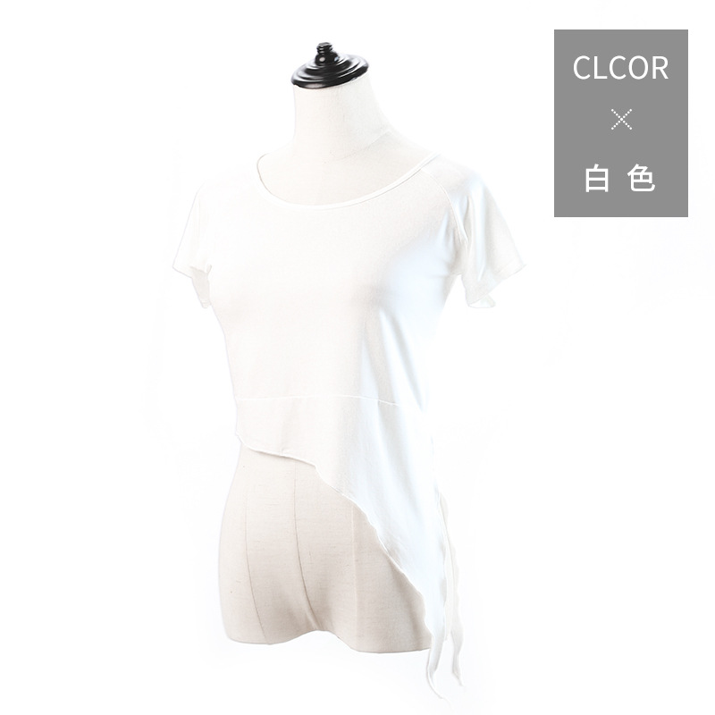 Ropa de baile ropa de práctica tops de mujer primavera y verano de manga corta modal danza clásica cuerpo danza moderna pantalones de pierna ancha traje