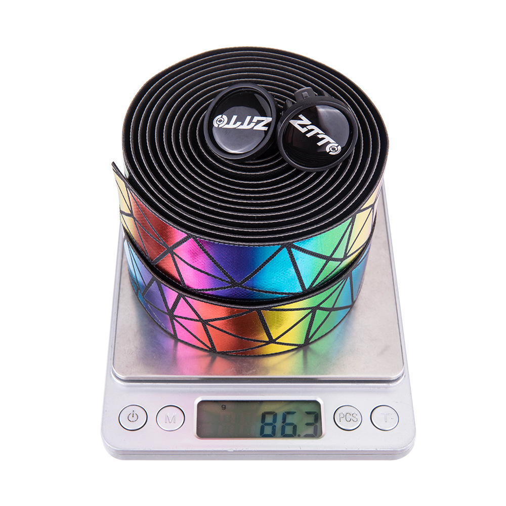 Cinturón de manija de degradado de metal ZTTO nuevo cinturón de bicicleta de carretera cinturón de amarre amortiguador bicicleta que absorbe el sudor cinturón colorido