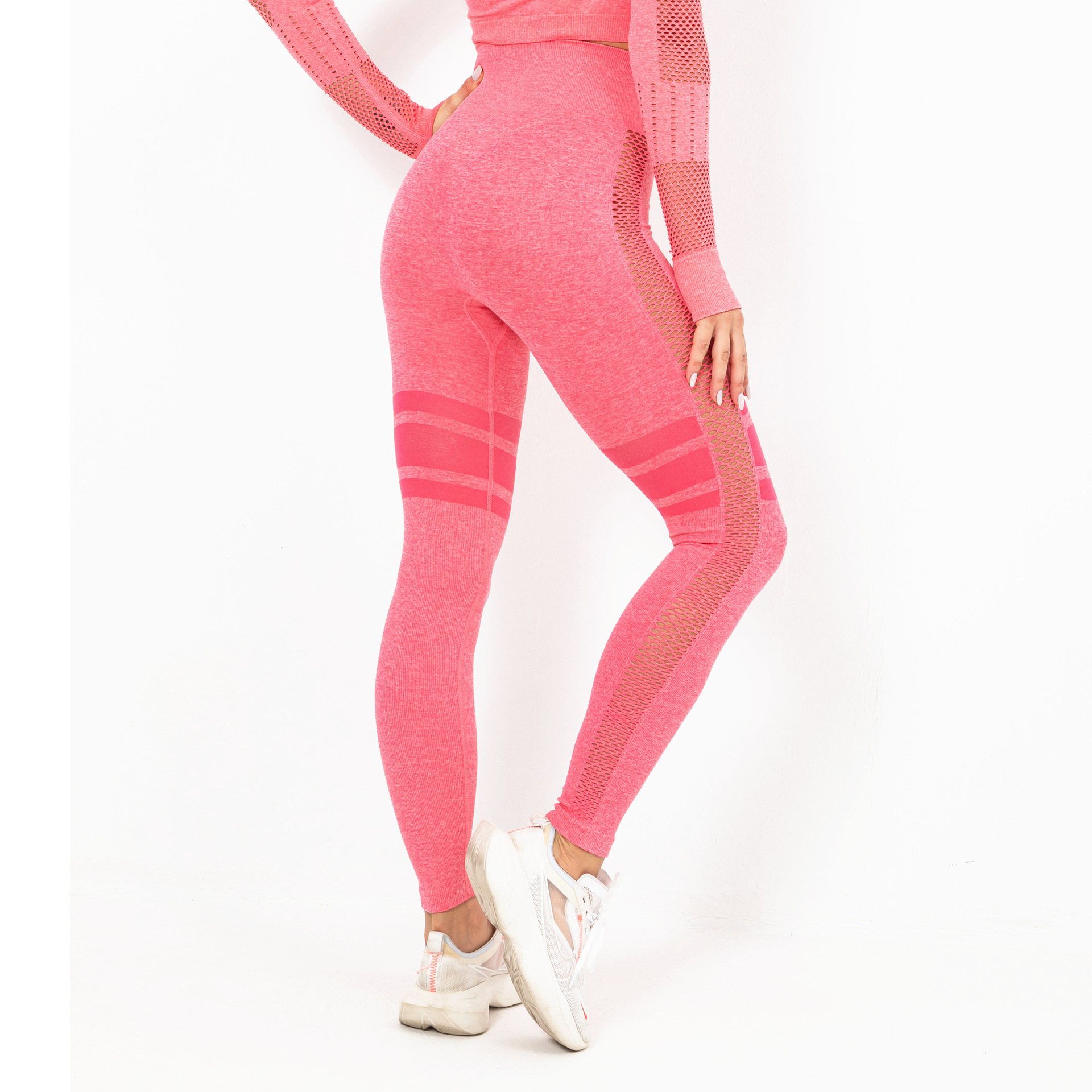 pantalones de yoga huecos sin costuras NSLX20269