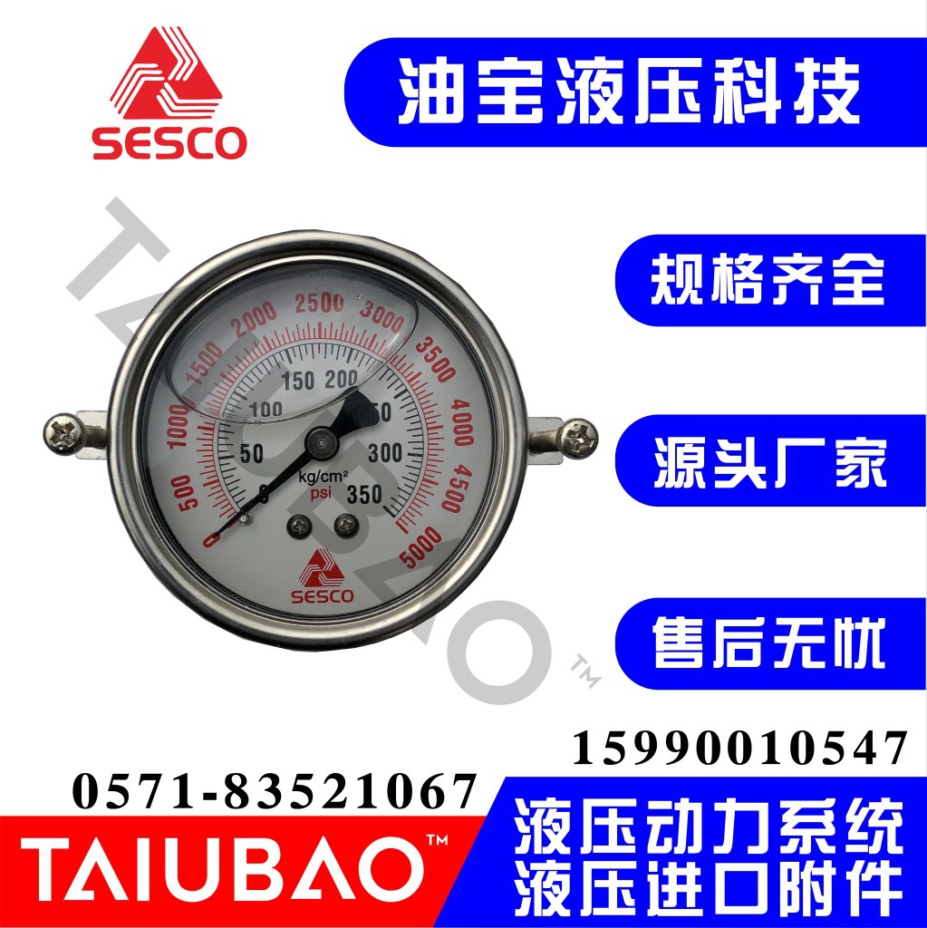 sesco压力表 70kg法兰背接式 TAIUBAO