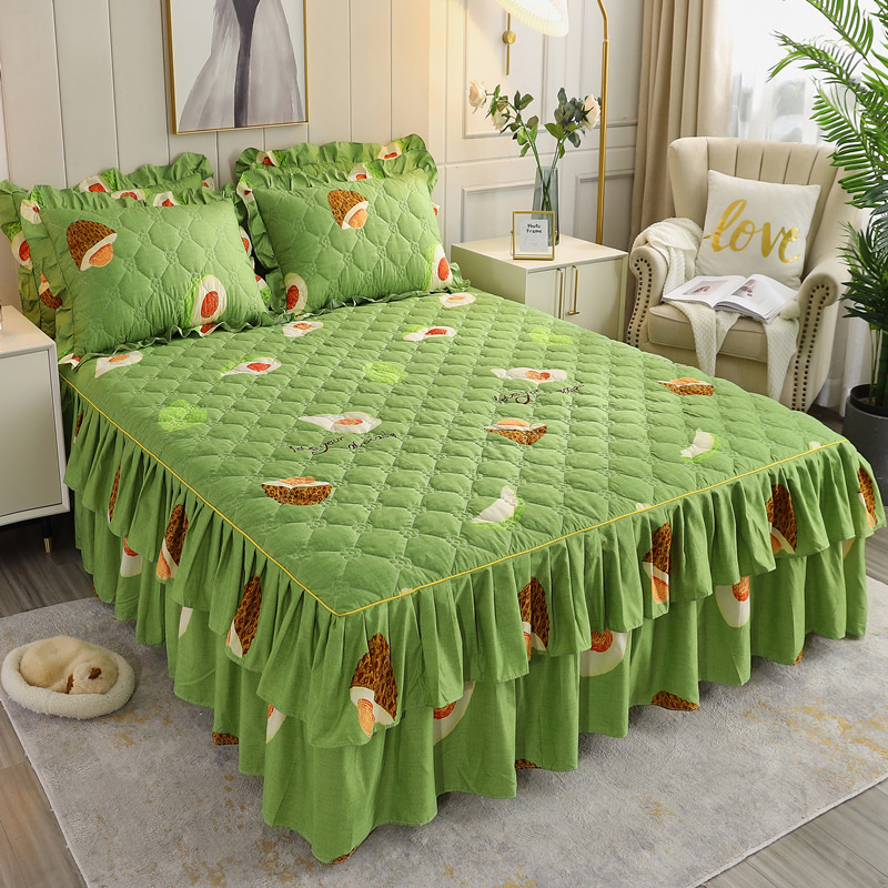 Manufacturer wholesale price thickened cotton bed skirt single simmons