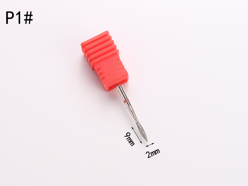 Cruz-frontera cabeza de pulido de uñas de alta calidad esmeril cabeza de molienda eléctrica máquina de molienda de piel muerta