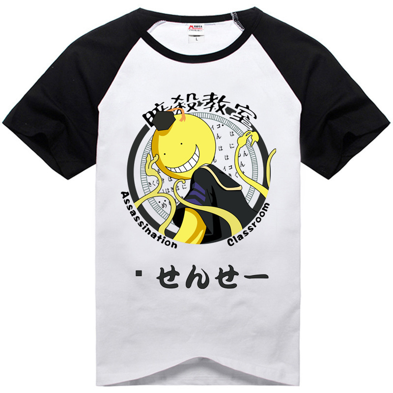 Assassination of Teachers in Classroom Killing of Chikuda Akishu Japanese Animation Clothing Short-sleeved T-shirt Peripheral Clothes 12 Assassination of Teachers in Classroom Killing of Chikuda Akishu Japanese Animation Clothing Short-sleeved T-shirt Peripheral Clothes 12