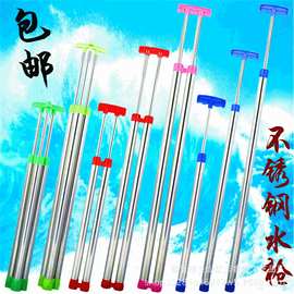 儿童不锈钢水枪漂流水枪玩具高压针筒水枪抽拉式单双三管水枪批发