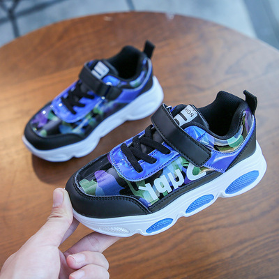 children's shoes Autumn sports shoes 2020 Autumn Large children's shoes girl Diddy Chao Tong male Casual shoes girl