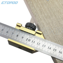 通用型钢尺定位块限位块 木工划线定位器 钢尺固定块 直尺划线器