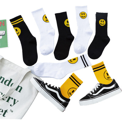 Bieber Drew socks Smiling face Lovers money motion Basketball Socks street Tide socks Barreled socks student Socks