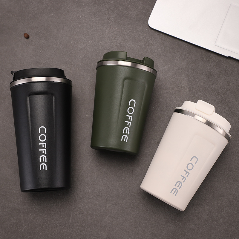 Suministro directo de fábrica simple acero inoxidable vacío taza de café al aire libre portátil coche vacío taza creativa coreana al por mayor