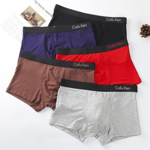[Individual Pack] New Modal Men's Underwear U Protruding Bag Antibacterial Breathable Comfortable Men's Boxer Briefs