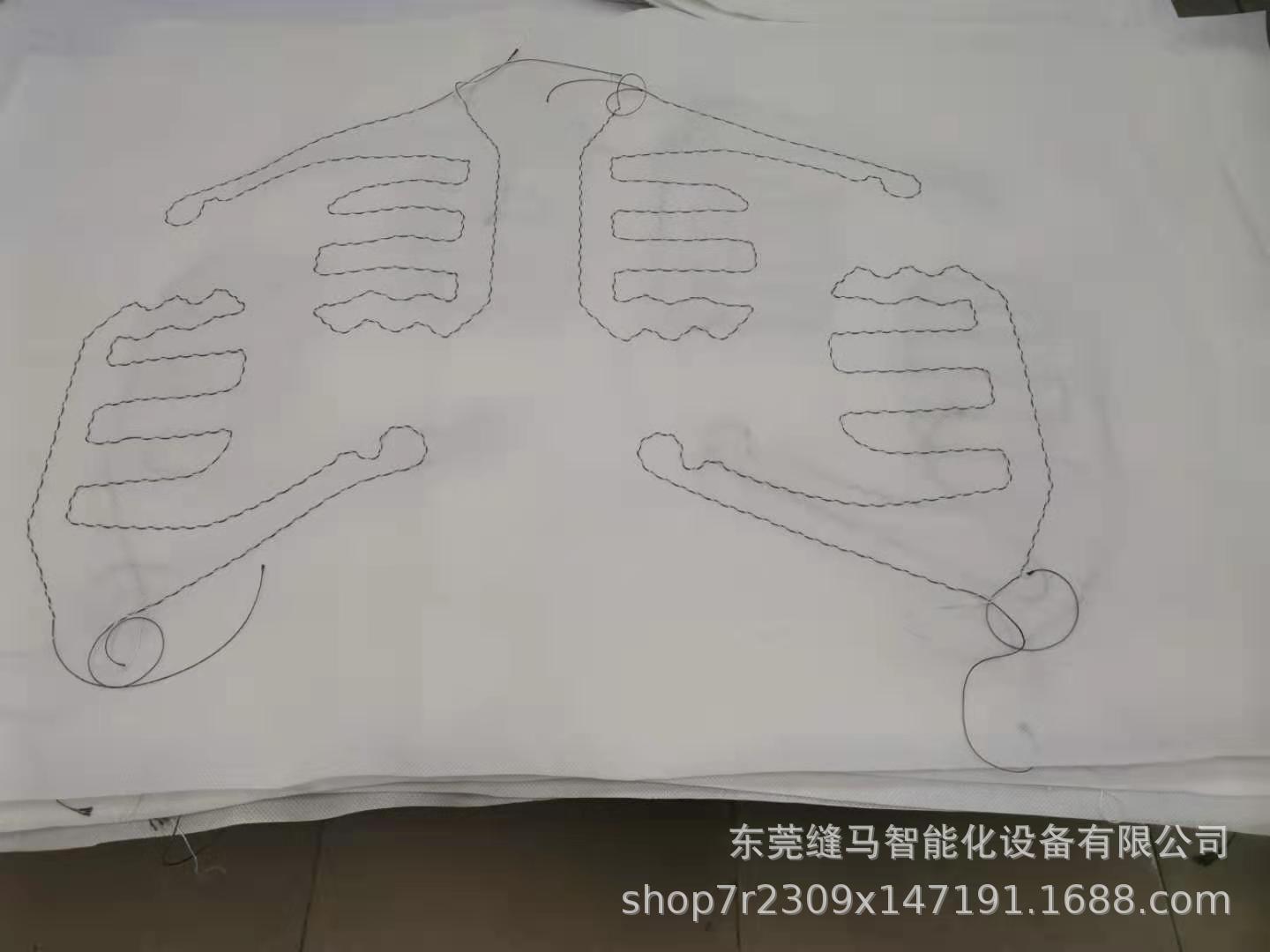 Marca de caballo de costura guantes calientes ropa caliente manta caliente para bebés calientes alambre de fibra de carbono máquina de patrón de computadora