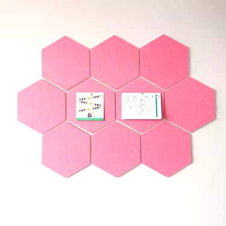 六边形毛毡墙贴照片主题墙背景墙面装饰毛毡板幼儿园门贴纸3d立体