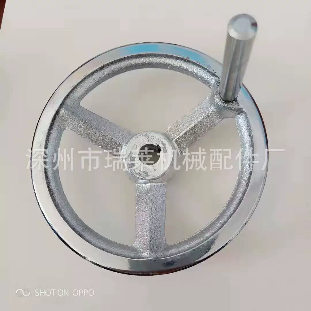 供应电镀手轮 铸铁金属手轮直径100.160,200,250,320,400手轮