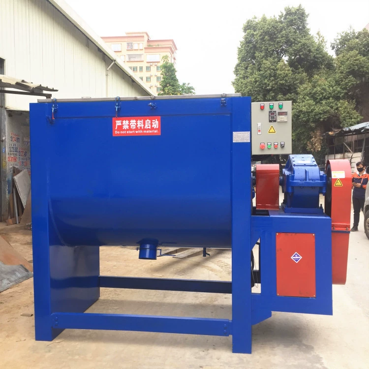 Гуанси мочевины удобрения смеситель 500 из нержавеющей стали горизонтальный двойной спиральный ленточный смеситель сухой и влажный порошок смеситель