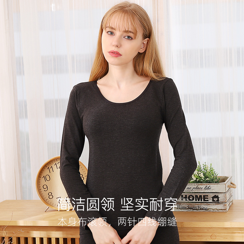 Longsha autumn clothes autumn pants set men's and women's thin slim body winter base thermal underwear set manufacturers wholesale