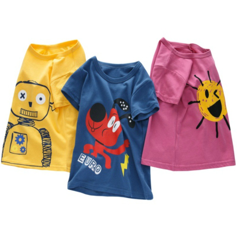 Children's short-sleeved T-shirts, pure...