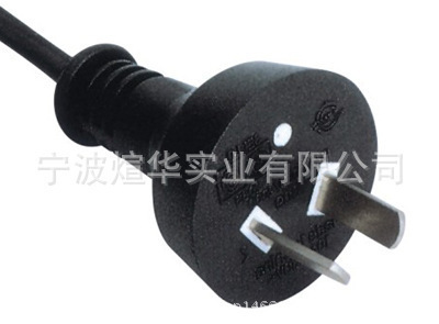 厂家供应韩国KC认证 三芯90°弯头 烟斗插/KC认证/出口韩国XH03-K