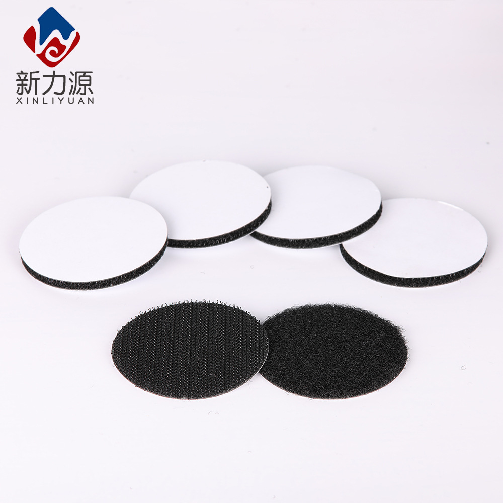 Cuadrado sofá titular redondo fuerte adhesivo velcro con pegamento corte música pegajosa hebilla con punto Madre y hebilla femenina