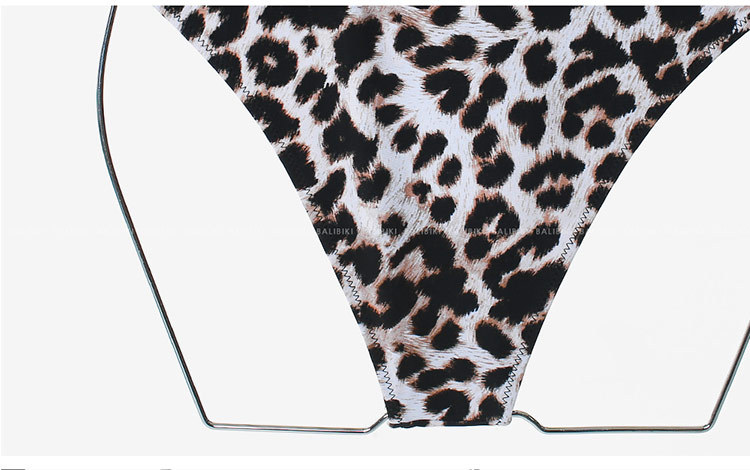 conservador bikini sexy con estampado de leopardo NSHL4011