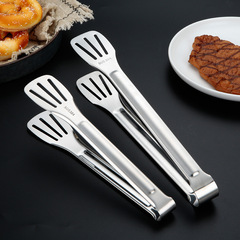 304不鏽鋼食物夾子多功能食品夾 加厚防燙夾燒烤夾餐廳自助烤肉夾