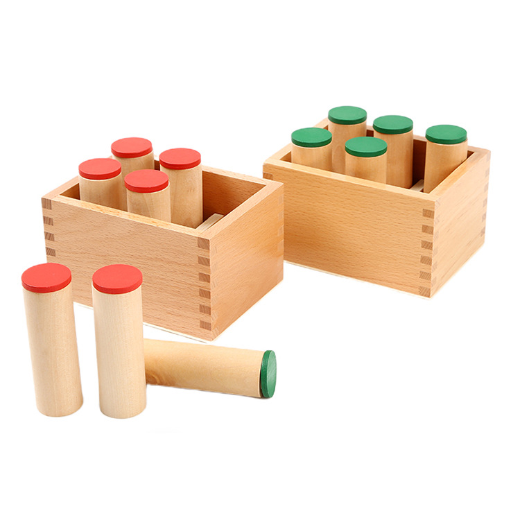 蒙氏蒙台蒙特现货供应音筒儿童专业版幼儿园早教听觉锻炼音筒批发