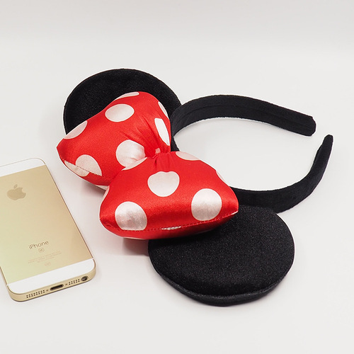 Prop DSN hair tie, bow hair tie Minnie Mickey hair tie, manufacturer of children and adult hair accessories and decorations